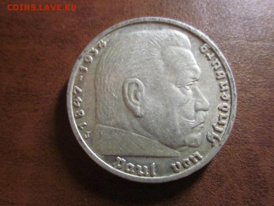 1936 Третий рейх, 5М J, серебро, до 30.11 в 22-15 мск - IMG_3833.JPG