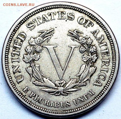 США_отличный 5-центовик 1883; до 26.11_22.34мск - 10644
