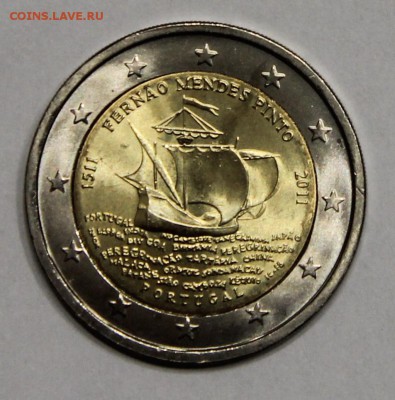 2 евро Португалия 2011 Пинто UNC из ролла до 30.11 - IMG_5205.JPG
