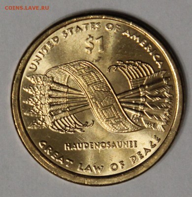 1$ США Сакагавея 2010 Стрелы UNC номинал до 30.11 - IMG_5225.JPG