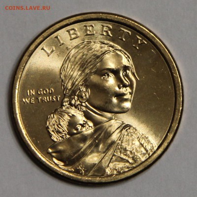 1$ США Сакагавея 2010 Стрелы UNC номинал до 30.11 - IMG_5223.JPG