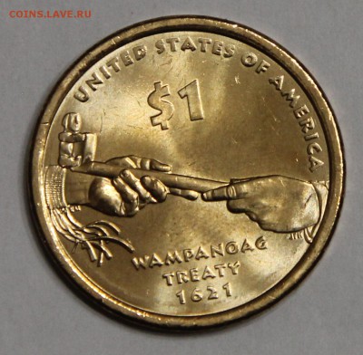 1$ США Сакагавея 2011 Трубка UNC номинал до 30.11 - IMG_5229.JPG