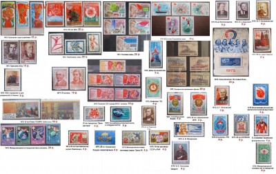 ФИКС. СССР.Негашеные марки 1970-1979 г (полные серии, блоки) - ФИКС. СССР. Негашеные серии и блоки 1970-1979.1