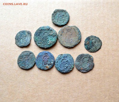 9 сибирских нечищенных монет.  до 29.11.15  22:00 мск - 9 сибирок 2