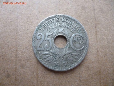 ФРАНЦИЯ 25 сантим 1930г. до 30.11.15 22-00 мск - P1030860.JPG