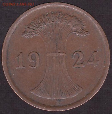 2 пфеннига 1924 Германия. до 29.11 в 22.00 - IMG_0002