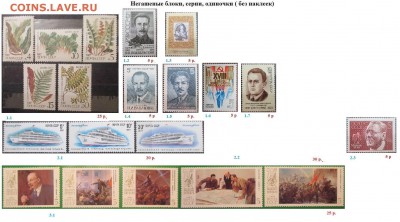 СССР 1987. БЛИЦ - 1987. Блоки, серии, марки