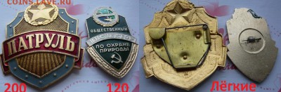 Юбилейные медали,знаки,значки,разные темы № 9. ФИКС. - Патруль