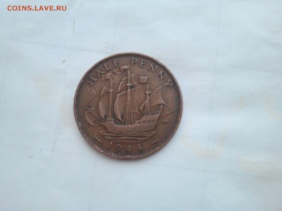 2 пенни –Англия – 1944 год, серия Корабли, низкий - 2015-11-28 15.42.22