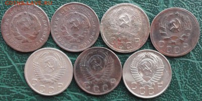 10 Копеек 1931,32,35,36,54,56,57 г. окон. 3.12.2015 г. 22-00 - 2222