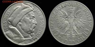 10 злотых 1933 Собески - 10злотых1933_1