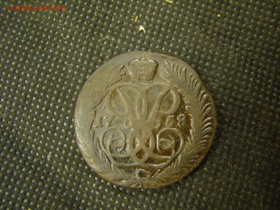 2 копейки 1758 год Елизавета - PB290001.JPG