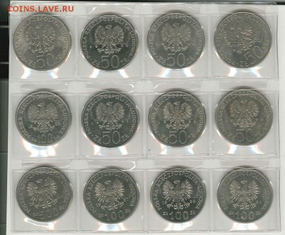 Польша Короли 50 и 100 злотых - 12 штук - до 04.12 22.00 мск - Польские короли-1