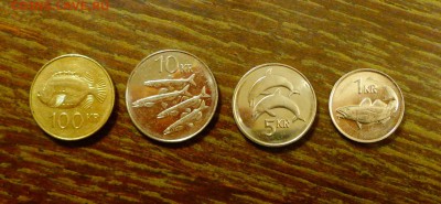 ИСЛАНДИЯ - набор РЫБЫ 4 шт. до 6.12, 22.00 - Исландия - РЫБЫ 4 шт.