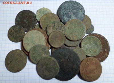 28 монет империи на чистку и опыты - лом1