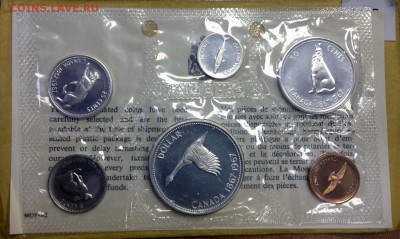 A36 Ag Канада годовой набор 1967 Proof Like до 06.12 в 22°° - Canada Set 1967_1