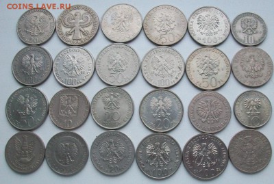 коллекция монет Польши 24шт. 1959-1988 - 100_4046