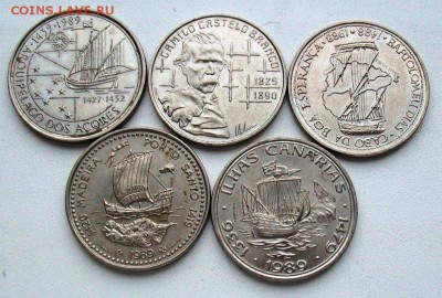 коллекция Португалия 200 100 эскудо 25шт. без повторов - 100_4065
