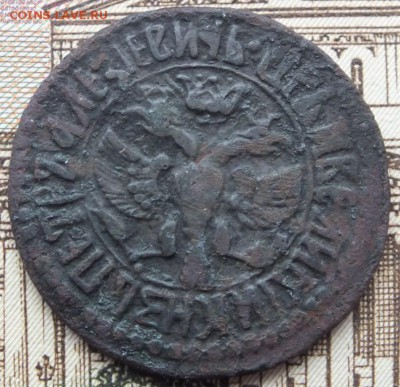 Денга 1706 года оценка. - DSCF4229