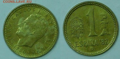 Испания, 1 песета, 7 шт., с 1р. до 06.12.2015г. 22-00 - 1-1980-2.JPG