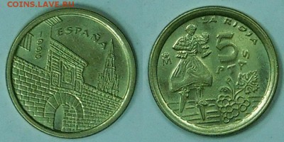 Испания, 5 песет, 5шт., разные, до 06.12.2015г. 22-00 - 5-1996.JPG