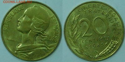 Франция, 20 сантим, 10 шт., с 1р., до 06.12.2015 22-00 - 1983.JPG