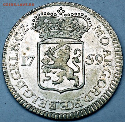 4 гульдена 1759. Серебро; до 30.11_22.52мск - 10510