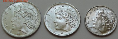 Фикс Бразилия 1975 год ФАО Набор 3 шт. 1, 3, 5 центаво - DSC06893.JPG