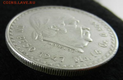 1 песо 1947 г. Мексика до 22.00 ч. 4.12.2015 г. - 1 песо_б