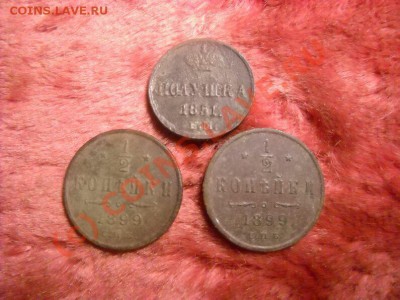 2 коп. 1899 г. и полушка 1851 г. - DSCN2600