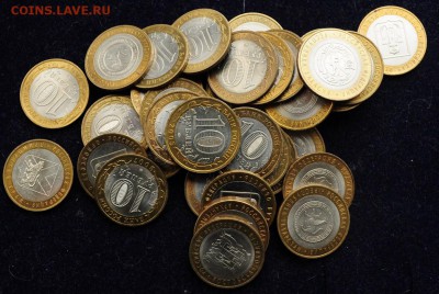 Юбилейка РФ, СССР, погодовка СССР и РФ, иностранные монеты - Лот_10руб_1