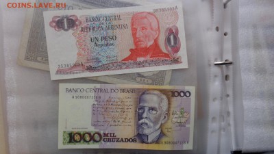 АРГЕНТИНА 1 песо,БРАЗИЛИЯ 1000   UNC в 21-20 мСК 7 го - ........18.11.2015.....ггг 503.JPG
