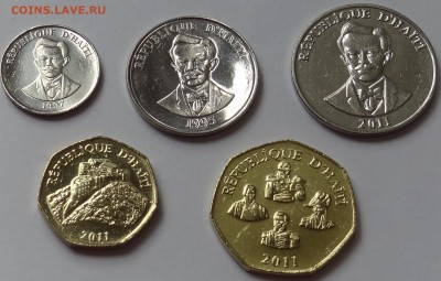 Фикс Гаити набор монет 1995 - 2011 год - 5 шт. UNC - DSC06487.JPG