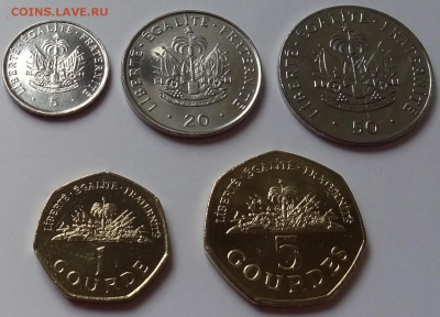 Фикс Гаити набор монет 1995 - 2011 год - 5 шт. UNC - DSC06490.JPG