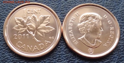 Фикс Канада 1 цент 2011 год - Канада 1 цент 2011 год Из Ролла!.JPG