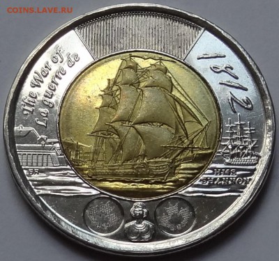 Фикс Канада 2 доллара 2012 год Фрегат Шэннон - DSC06613.JPG