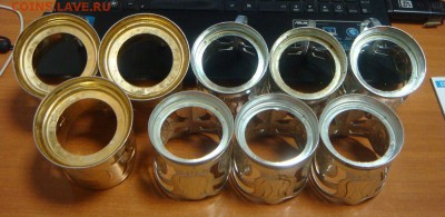 Подстаканники алюм. Тюльпан и Горький 9 шт. СТАРТ 100 рублей - DSC02667.JPG