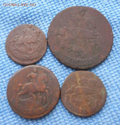 Лот монет Елизаветы и Екатерины - DSCN3026.JPG