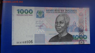 ТАНЗАНИЯ  1 000 шиллингов   UNC в 21-20 мСК 7 го - ........18.11.2015.....ггг 303.JPG