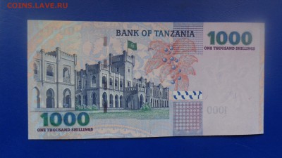 ТАНЗАНИЯ  1 000 шиллингов   UNC в 21-20 мСК 7 го - ........18.11.2015.....ггг 304.JPG
