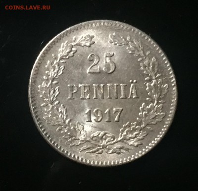 25 пенни 1917 без корон UNC до 7.12. в 22:15 (3) - 1