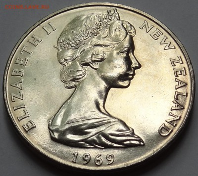 Фикс Новая Зеландия 1 доллар 1969 год Путешествие Кука - DSC06671.JPG