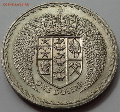 Фикс Новая Зеландия 1 доллар 1967 год UNC - DSC06659.JPG