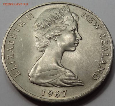 Фикс Новая Зеландия 1 доллар 1967 год UNC - DSC06660.JPG