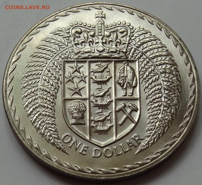 Фикс Новая Зеландия 1 доллар 1972 год UNC - DSC06655.JPG