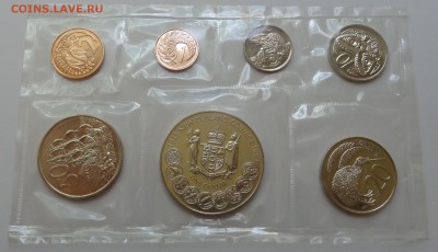 Фикс Новая Зеландия 1983 год Набор 7 монет UNC - DSC06838.JPG