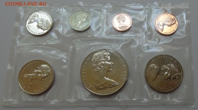 Фикс Новая Зеландия 1983 год Набор 7 монет UNC - DSC06840.JPG