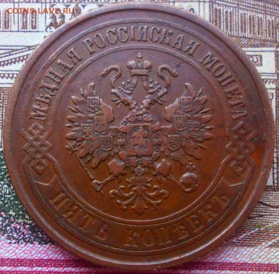 5 копеек 1875 хорошая на оценку - 5.1875 аверс
