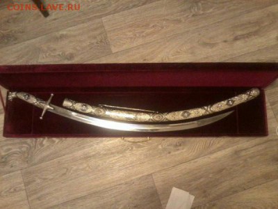Серебряная сувенирная сабля - оценить - T3dbR_uWhgw