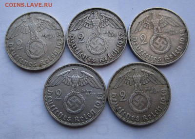 Германия 2 марки 1937,1938 гг D 5шт. до 6.12.2015г в 22.00 - IMG_8904.JPG